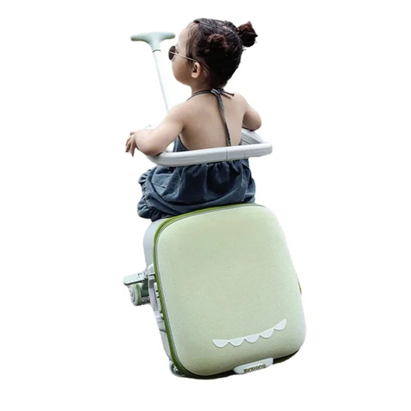 Children's Luggage Case Can Ride and Walk the Baby's Suitcase The Baby Can Take the Suitcase. 20-Inch Folding Stroller Can