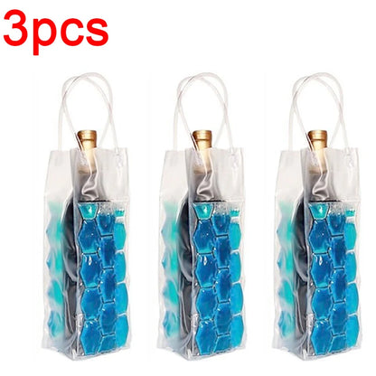 Wine Ice Bag Holder Champagne Beer Cooler Whisky Can Drink Cooler Gel Cooling Chiller Bar Accessories BTBD01