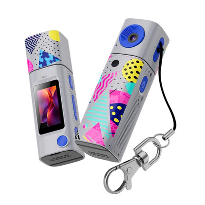 Lenovo G10 Lipstick CCD 2K Mini Thumb Camera Student Action Camera 61° HD Wide-angle Photo Video Recorder in DOPAMINE Colorway