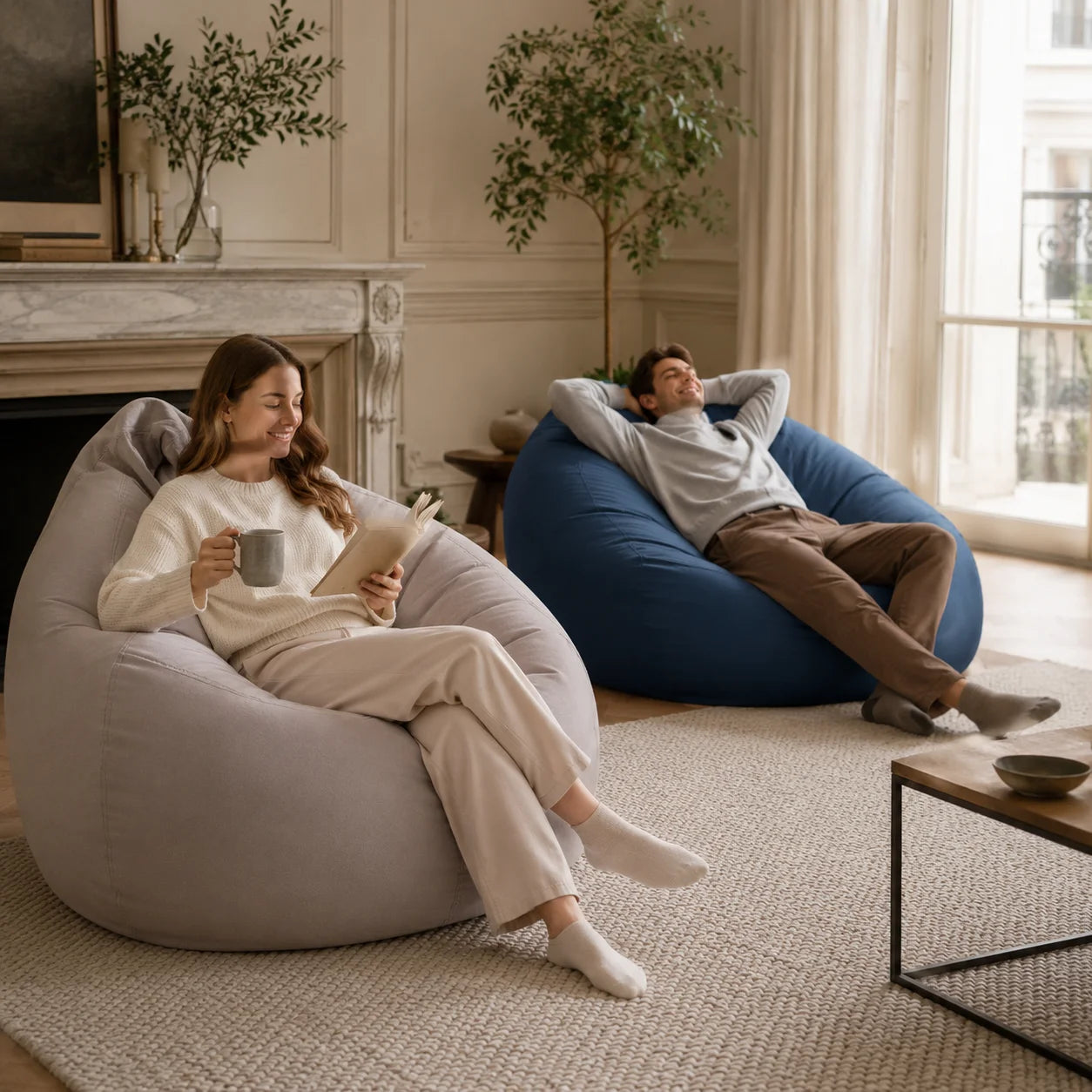 #Modern L Shape Sectional Sofa Cream White Fabric Deep Seat Cloud Modular Living Room Sofa Luxury Nordic Style Home Sofa Set
