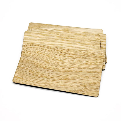 Hotel RFID Access Control NFC Wooden Cards 13.56MHz NFC215 Chip Eco-Friendly Material Wholesale Custom Logo NFC Wooden Tag Card