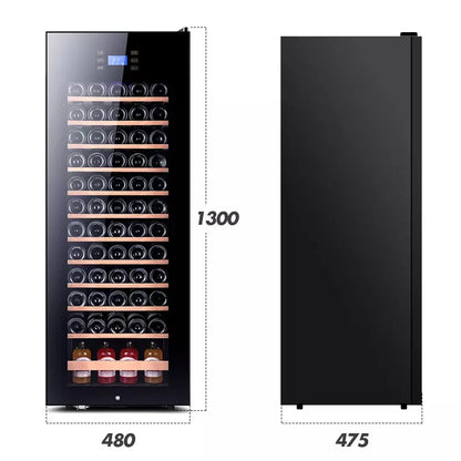 High quality 112 Bottles Residential Fridge and Freezer Combo Built-in Under Counter Beverage Wine Cooler