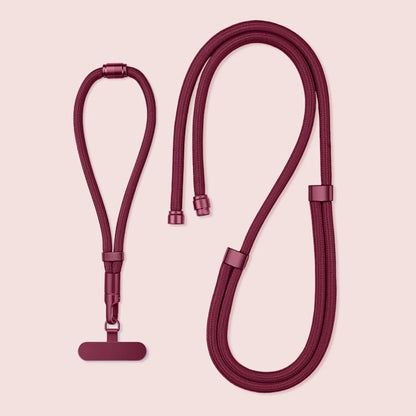 3-in-1 Switchable Mobile Phone Lanyard Adjustable Length Universal Mobile Phone Case Strap