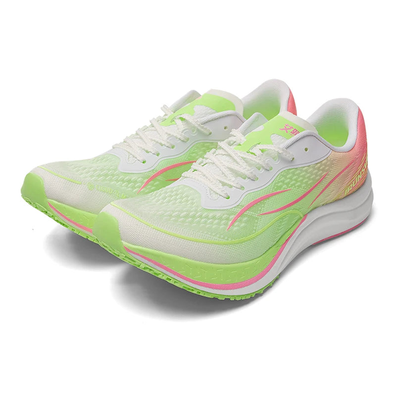 IRUNSVAN Men's sports running shoes with shock-absorbing and anti slip mesh comfortable and shock-absorbing running shoes