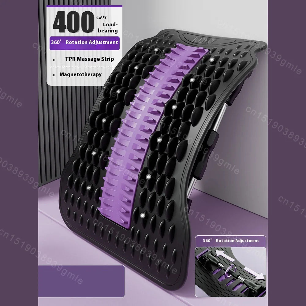 Lumbar Stretcher Device for Lower Back Pain Lower Device for Back Opening Yoga Spine Correction Pillow for Back Chiropractic