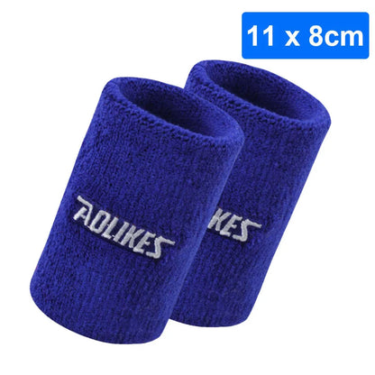 AOLIKES 1 Pair Sweatbands Sports Wristband for Men & Women - Moisture Wicking Athletic Sweatband for Tennis, Basketball, Running