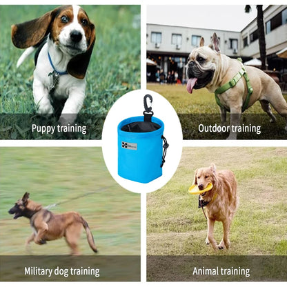 SMALL COMBINATION Portable Dog Training Snack Bag Puppy Dog Snack Bag for Leash Outdoor Pet Snacks Awards Waist Bag XZH-T24001-1
