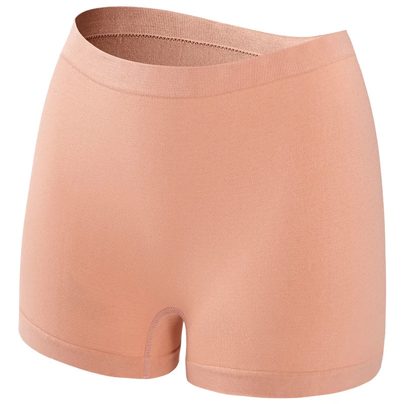 Womens Seamless Underwear Safety Pants 2-in-1 No Wedgie Boyshorts for Women Yoga Pant Shorts Boxers Boy Shorts Panties Underpant