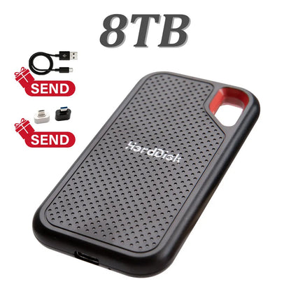 64TB large capacity mobile solid-state drive 1TB high-speed portable SSD USB3.1 plug and play suitable for laptops/MAC/PC