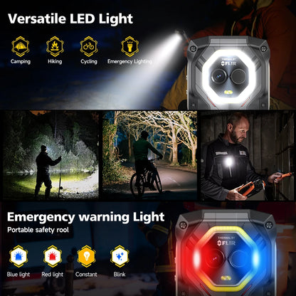 Ulefone Armor Mini 20T Pro 5G 4.7' Display Rugged Phone Android 14 LED Light 6200mAh 16GB+256GB Thermal Imaging 33W Smartphone