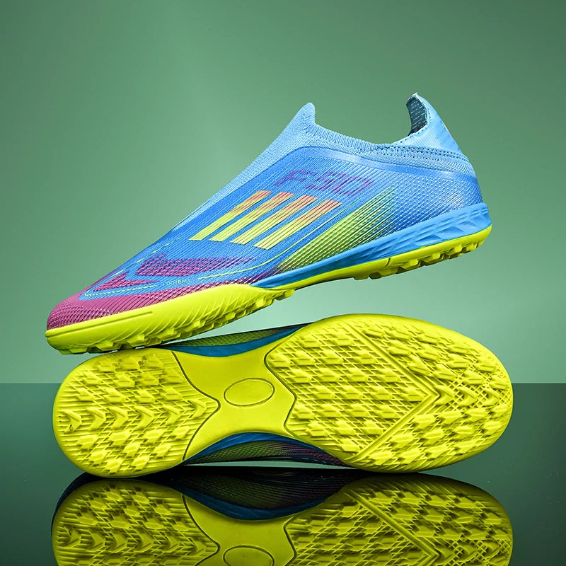 New Men Football Boots Outdoor Sport Breathable Non Slip Long Spikes Training Soccer Shoes Match Boys Cleats Adult Comfortable