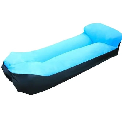 Lazy Foldable Portable Inflatable Lounger Comfort Camping Inflatable Sofa Outdoor Waterproof Air Mattress Beach LeisureFurniture