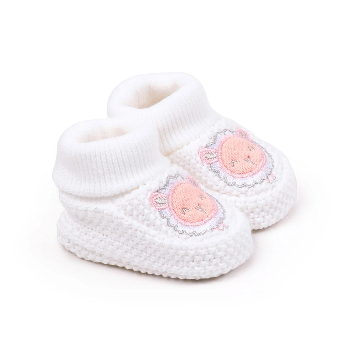 0-12months Infant Knitted Baby Booties with Ears Soft Comfortable Winter Shoes  for girls boys
