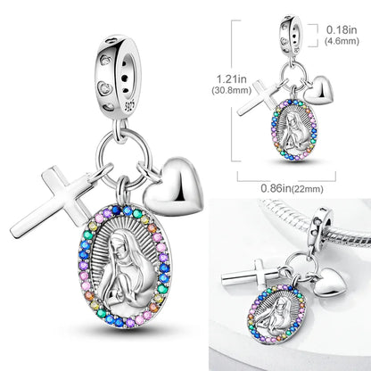 2026 Hot Sale Charms Bead 925 Sterling Silver Pink Butterfly Luminous Firefly Dangle Fit Bangle Bracelet Necklace DIY Jewelry