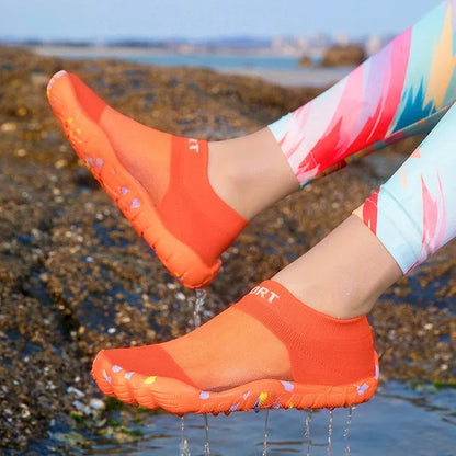 Aqua Shoes For Women Men Barefoot Water Shoes Anti-Slip Quick-Drying Outdoor Beach Upstream Wading Swimming Shoe Sneakers Unisex