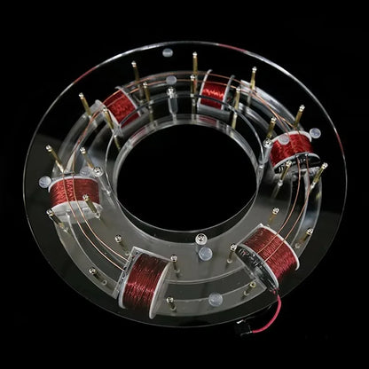 DC12V 8W ring accelerator cyclotron high-tech toy physical model diy kit kids gift toys