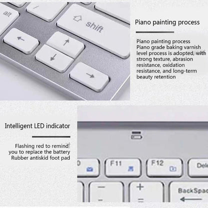 2.4Ghz Wireless Keyboard and Mouse Set 10M Range Mini Keyboard Mouse Combo Set For Notebook Laptop Desktop PC Computer