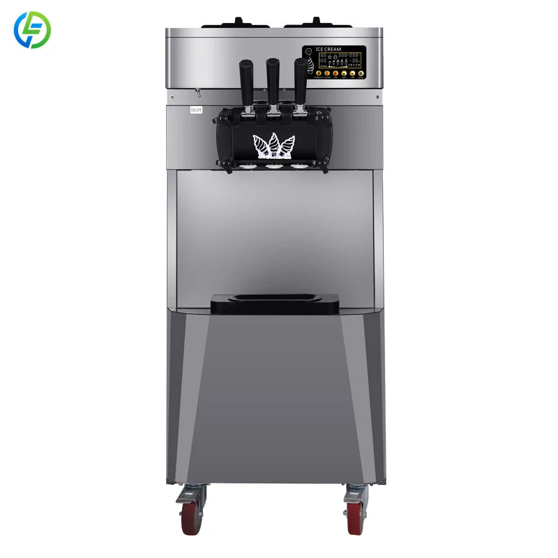 Customized Ice Cream Making Machine 20L/H Automatic Icecream Makers Commercial Yogurt Soft Serve Ice Cream Machine for Business