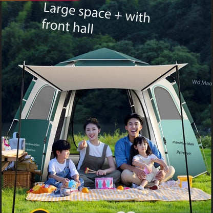 캠핑용품 땡처리 6-8 Person Camping Equipment Tent Waterproof Windproof Sun Shelter Instant Setup Family Tent for Outdoor