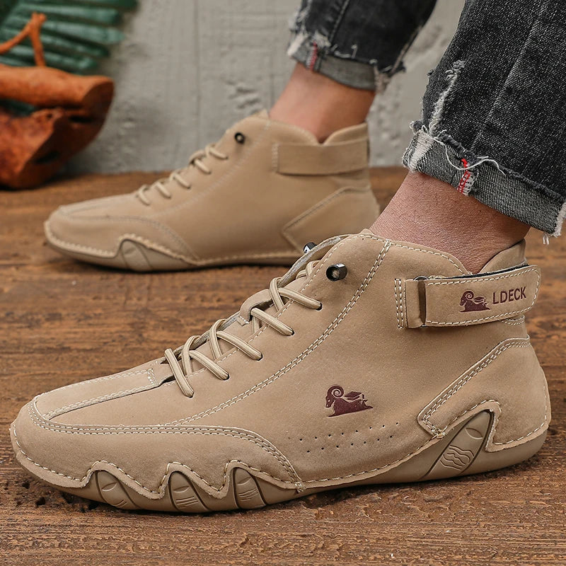 Mens Shoes Original Sneakers Shoes Men's High Top Ankle Boots Breathable and Comfortable Soft Sole Luxury Fashion Men's Shoes