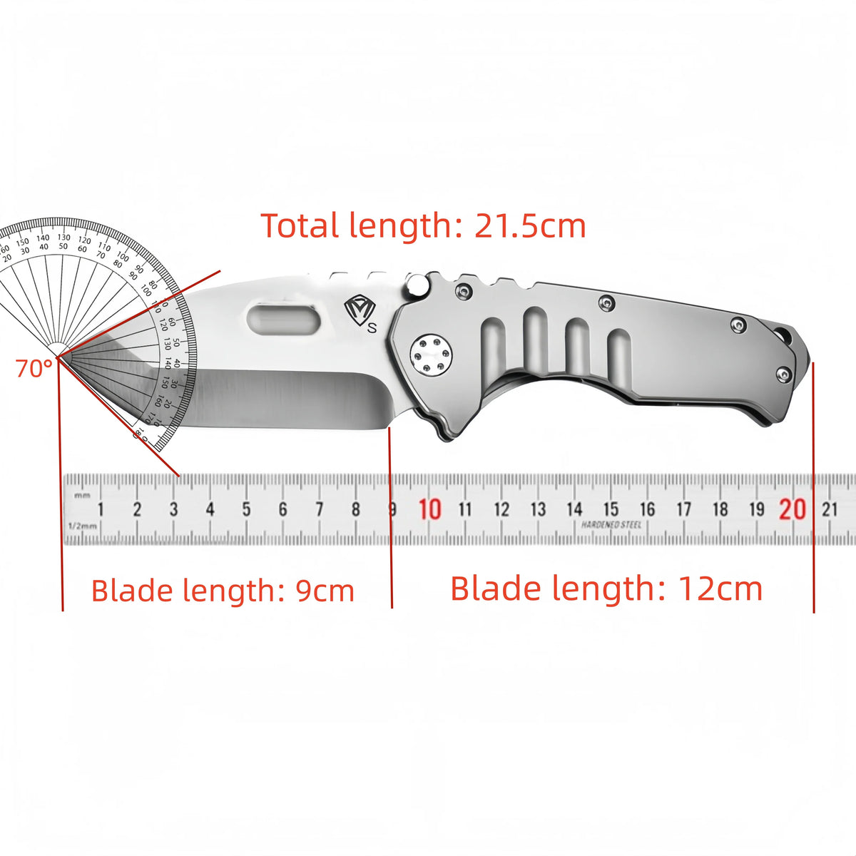 Medford - Heavy-duty Folding Knife, High-hardness D2 Blade, Portable Backpack Camping Travel Knife, Sharp Fruit Knife