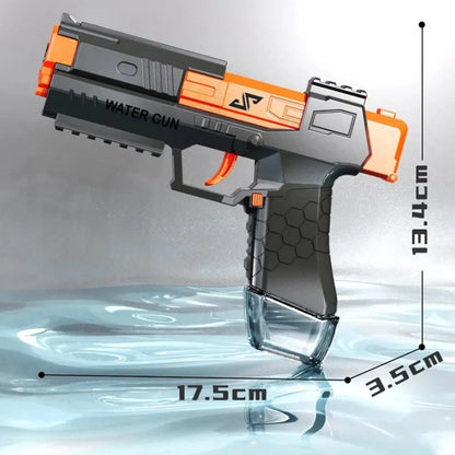 Manual Burst Water Gun High Pressure Non Electric Water Pistol for Kids Summer Outdoor Beach Pool Water Fight Toys Children Gift