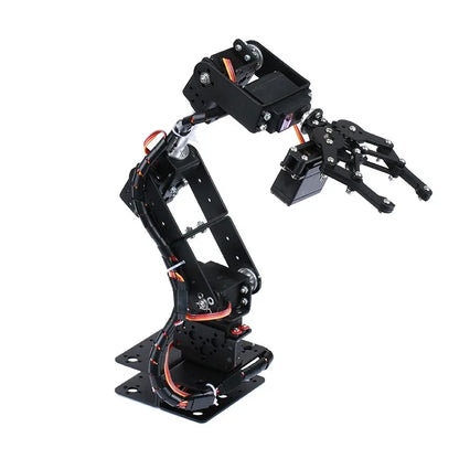Upgraded 6dof Robotic Arm Multi DOF Robot Manipulator Gripper with 6pcs Mg996r Servos Steering Gear Grabbing Maker Education
