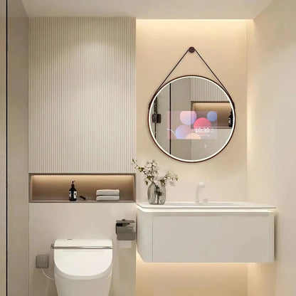 Factory Sale Modern Android Fitness Magic Mirror Smart LED TV Mirror IP65 Rated Touch Switch Full Function For Bathroom Salon