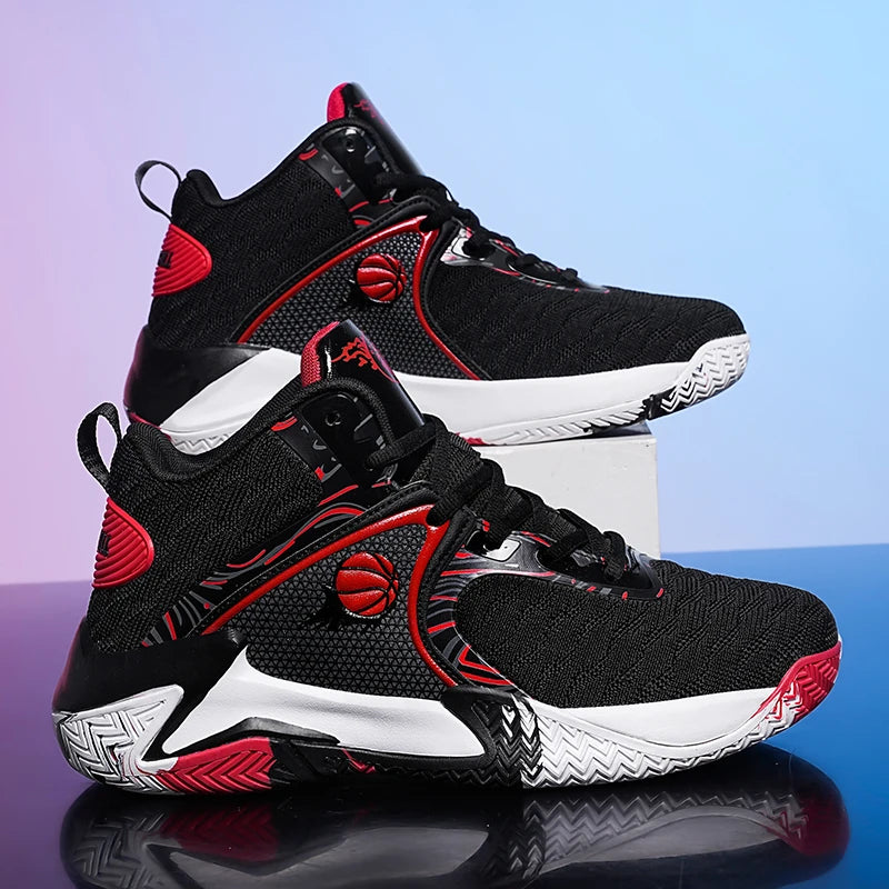 New Men's Basketball Shoes Cushion Anti Slip Sports Shoes Fitness Training Shoes Male Basketball Boots Tenis Sneakers Size 39-48