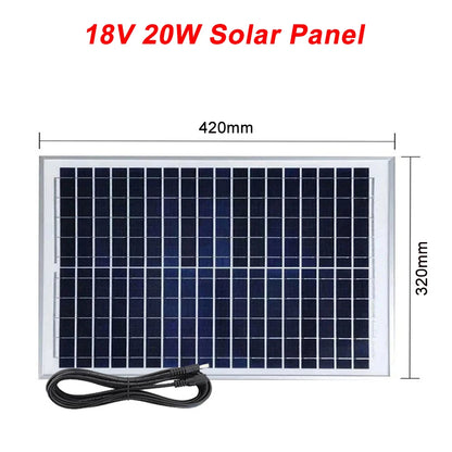 100W Portable Power Station 24000mAh LiFePO4 Charging Station Solar Generator 220V/110V Energy Storage Power Supply for Camping
