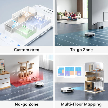 ILIFE A30 PRO 5000Pa Suction, Robot Vacuum and Mop Combo, Self Emptying, 60 Day Capacity, App/Remote, 180 Minute Running Time