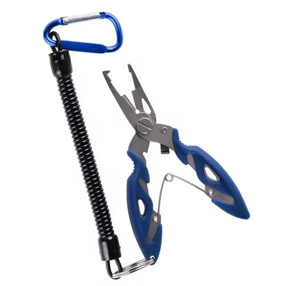 Outdoor Fishing Pliers Wire Cutter Multifunctional Knot Aluminum Alloy Scissor Hook Remover 150g 20CM Fishing Gear