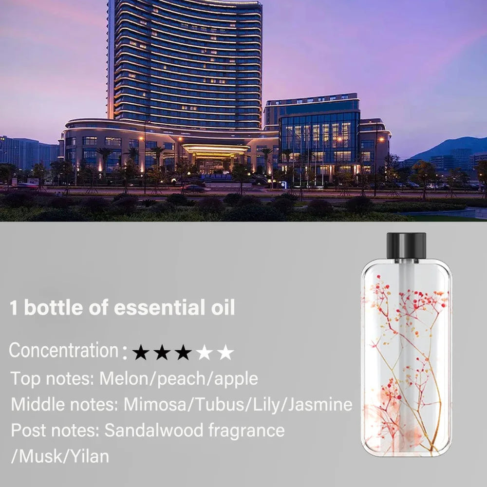 Aromatherapy Machine Automatic Home Fragrance Machine Essential Oil Diffuser Nebulizer for Kitchen and Toilet Deodorization