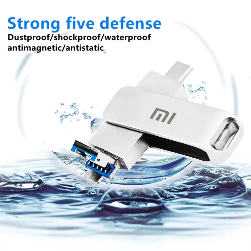 High Speed USB 3.0 Flash Drive 16TB Metal Pendrive U Disk 2TB OTG Memory Stick Portable USB For Xiaomi Laptop Digital Equipment