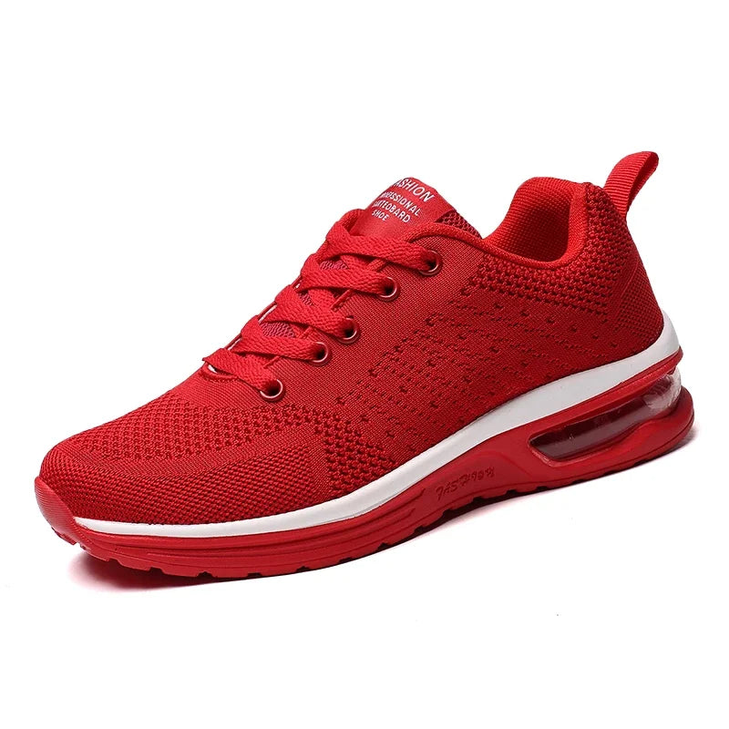 Red Air Running Sneakers for Men Women Breathable Ultra Light Large Size 47 Sports Shoes Men Outdoor Trail Running Athletic Shoe