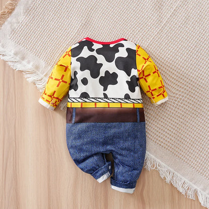 0-24 months newborns Baby Clothes One-Piece Cartoon Anime Long sleeves Trousers Banquet Spring Autumn Fashion neonatal clothing