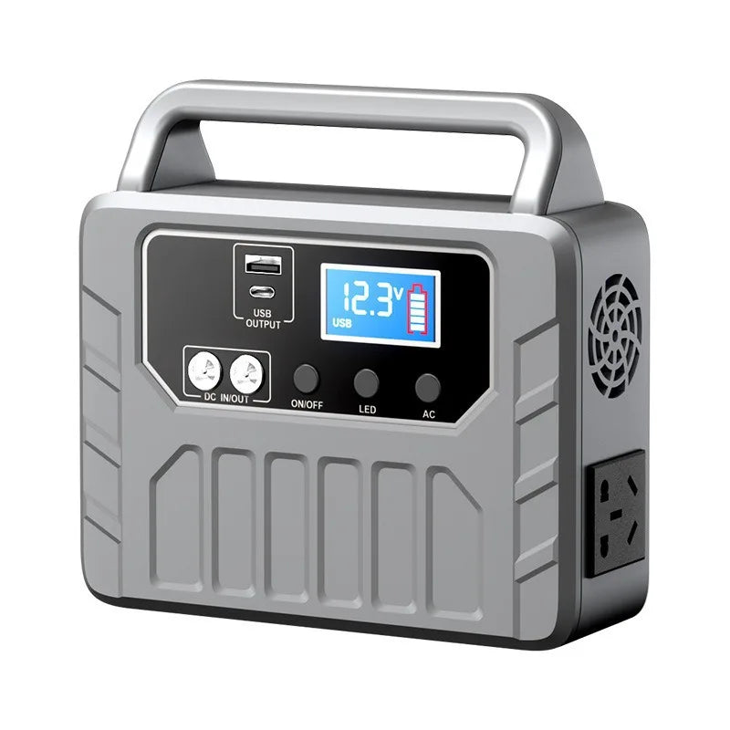 300W 200W Portable Power Station 200Wh Outdoor Energy Storage Powerbank 220V 110V AC Output Solar Generator for Camping Home Use