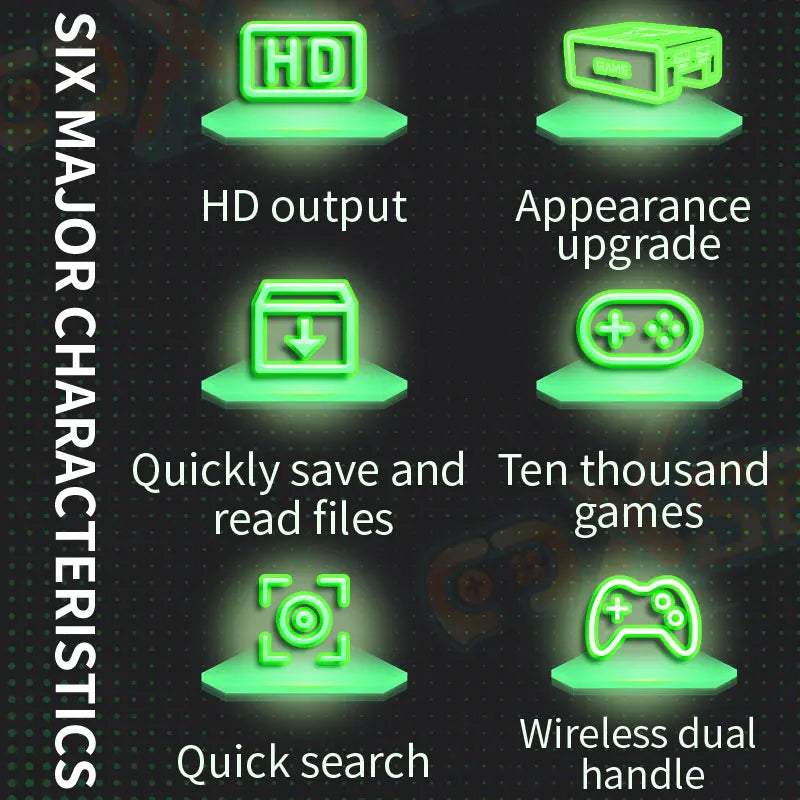 Hot Sale 2026 X7 TV Video Game Box Y7 Super PSP Game Console HD Output Joystick Dual Controller Fighting Game Console