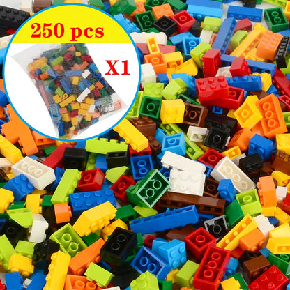 1000 Pcs Parts 500 Pieces Creative Designer DIY Toys Boy Girl Friend Model Building Blocks MOC Classical Bricks Christmas Gift