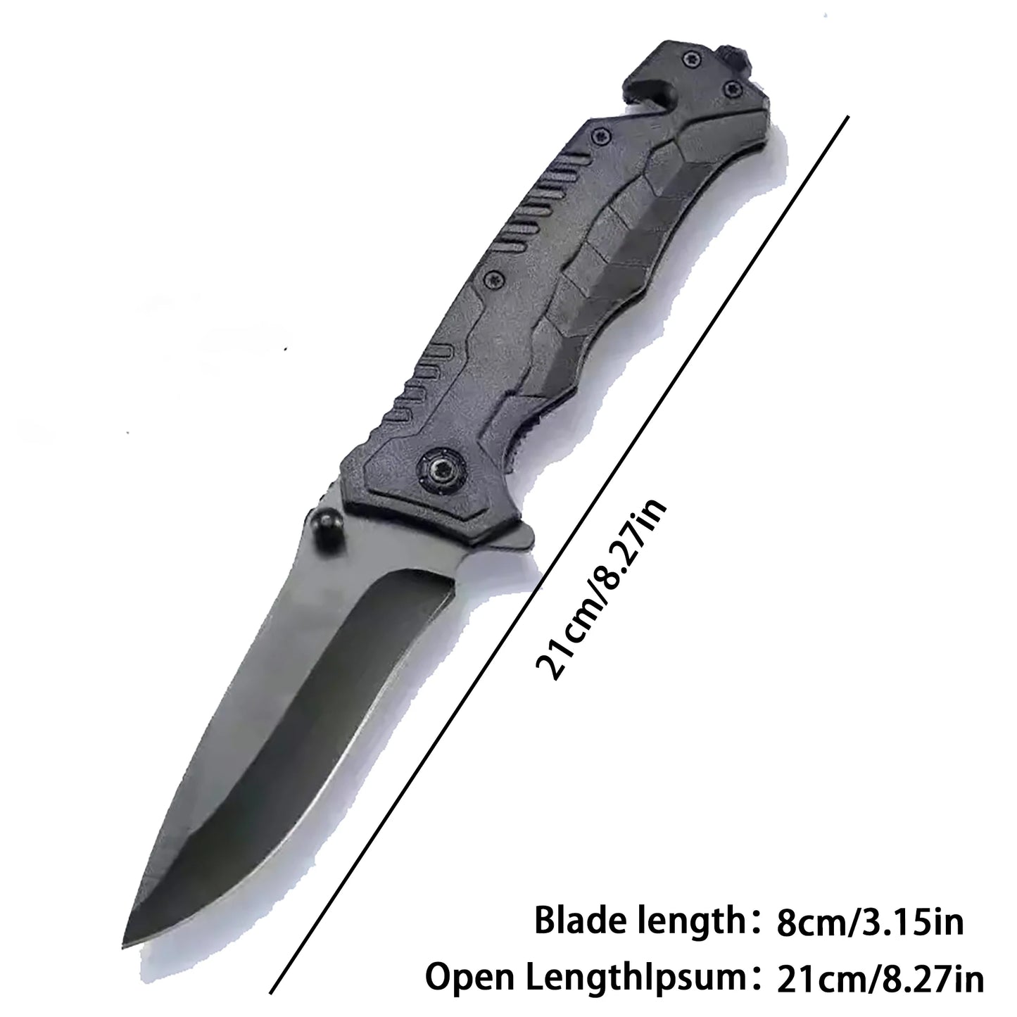 Multi functional outdoor camping knife, portable folding knife, sharp knife, suitable for outdoor camping Kitchen Fruit Knife Gi