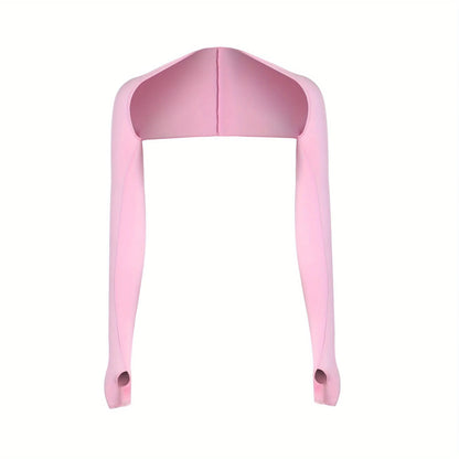 1pc Ice Silk Arm Sleeve Women Sports Gloves For Outdoor Activity Running Fishing Cycling Sleeves