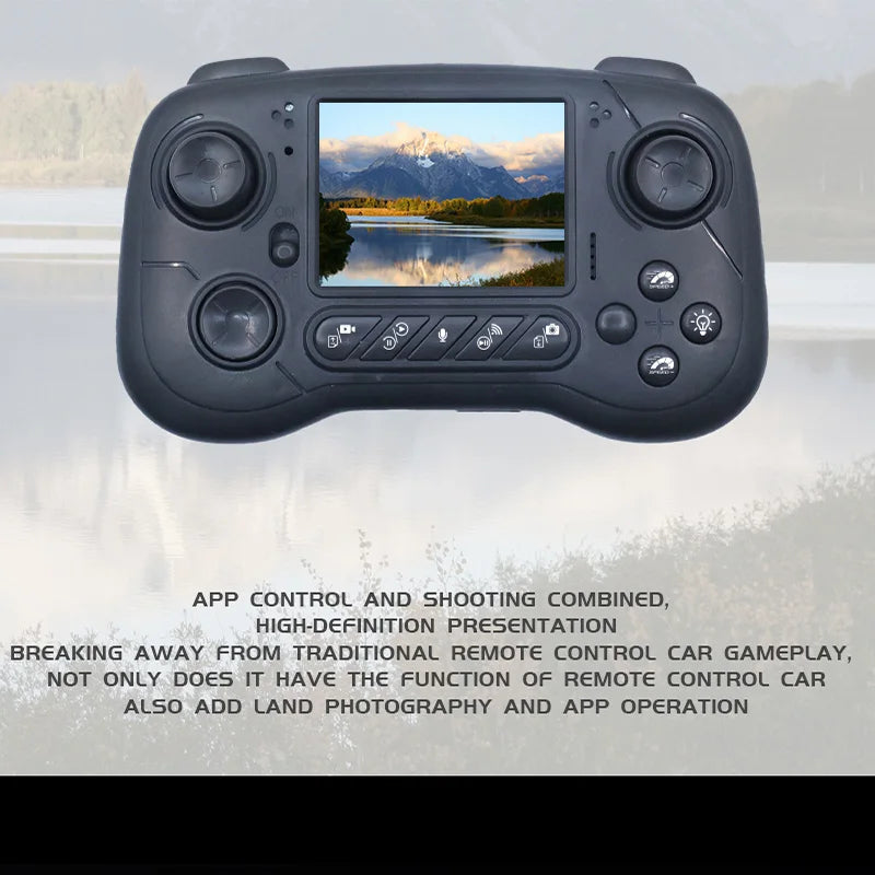 2.4G FPV Camera RC Car LCD Remote Real Time Transmission High Speed Off Road Racing Car Voice Chat Toy For Kids Adults