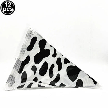 Cow Happy Birthday Cake Decoration Cow Cake Topper for Farm Cow Birthday Party Decoration Supplies