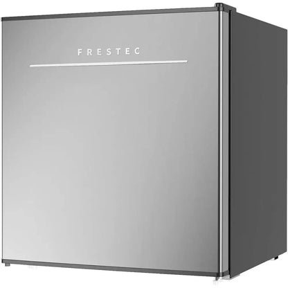 Compact Mini Refrigerator with Freezer, Ideal for Dorms and Bedrooms (Grey)