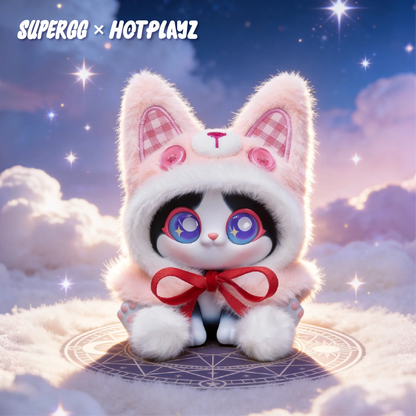 Supergg Picoco V2 Magic Lucky Cloak Cat Plush Pendant Blind Box Series Kitten Modeling Toys Ornament Mystery Box Surprise Gifts