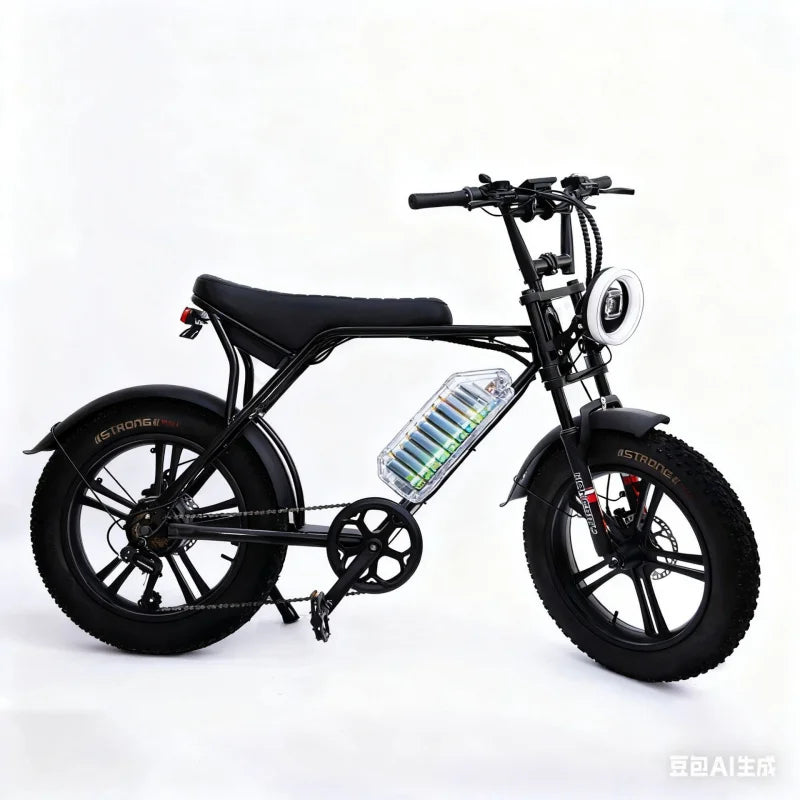 Promotional 20-inch mountain E-Bike, 500W brushless motor adult city electric bike, 48V15AH battery electric scooter