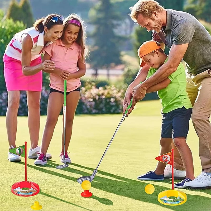 1 Set Golf Club Set Outdoor Sports Toys Sports Games Competitive Indoor Interactive Retractable Golf Club Set Toys