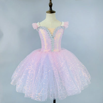 Ballet Performance Tutu Dress Girls Dance Wear Outfit Children Stage Clothing Fashion Ballet Dresses Princess Vestido Kids