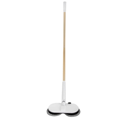 Cordless Electric Mop – 150Rpm Dual Rotation – 2000Mah Battery – 60Min Runtime – 30.31-43.31" Adjustable – Foot Switch – Low Noise 65Db – 4 Pads – for Tile Wood Marble Floor