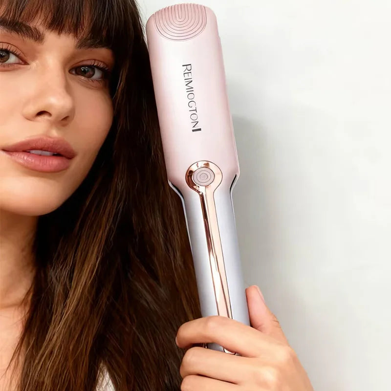 Hair Straightener Professional Ceramic Flat Iron Negative Ion Wide Plate Temperature Adjustable Straightening Iron